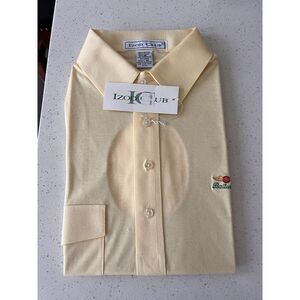 Baltrusol Men's Yellow Polo Vintage 80's M Izod Club